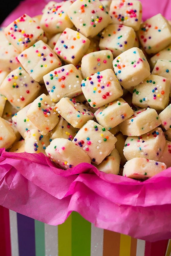 Easy 5-Ingredient Funfetti Shortbread Bites Recipe Guide